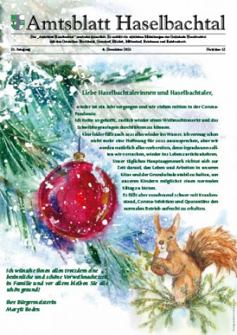 Amtsblatt Haselbachtal 12-2021