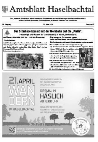 Amtsblatt Haselbachtal 03/2024