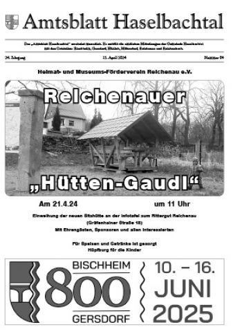 Amtsblatt Haselbachtal 04/2024